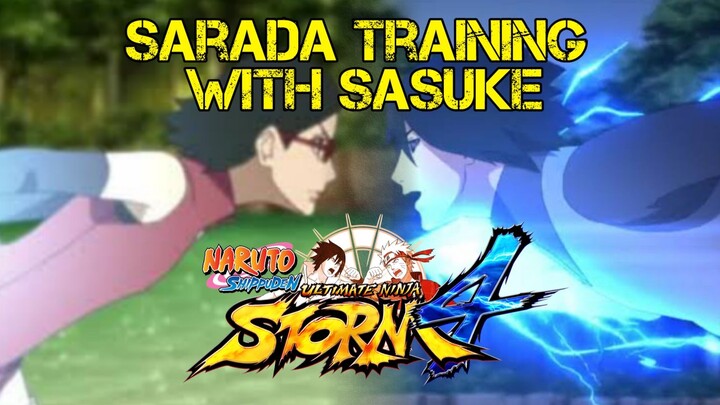 No mercy Sasuke trained her daughter Sarada | NSUNS4