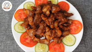 Thịt bao gan heo chiên mắm phần 5 #food