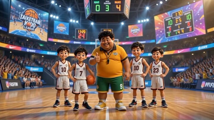 basket ball Turnamen Kids