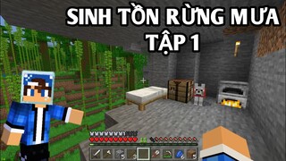 SINH TỒN RỪNG MƯA MINECRAFT | Tập 1 | Lạc Vào Khu Rừng Nhiều Động Vật Mới Lạ..!!