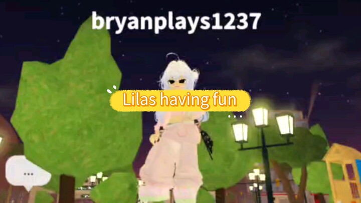 lilas having fun today