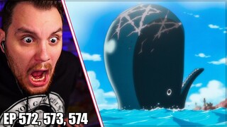 LABOON! || One Piece REACTION Episode 572, 573 & 574