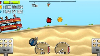 balap bus di jalan pantai