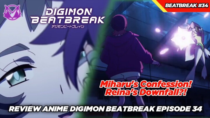 Gift Berulah Lagi?! Kedok Miharu! Reina Kena Mental?! Review Anime Digimon Beatbreak Episode 34