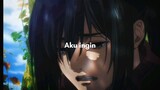 Ending paling sad menurutku, Mikasa menangis sambil mengingat sewaktu kecil bersama eren🥀