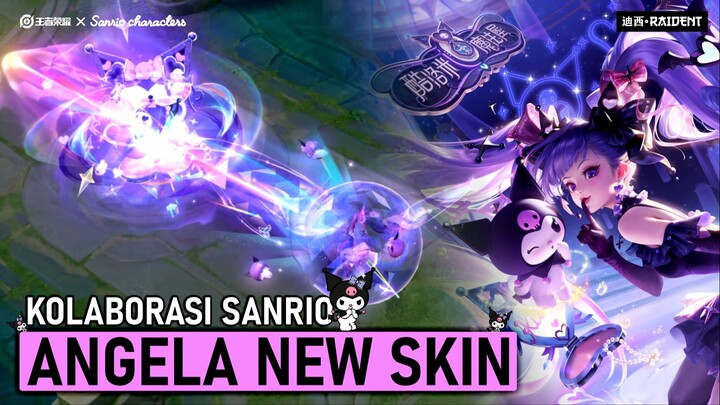 REVIEW SKIN KOLABORASI ANGELA X KUROMI - Honor of Kings