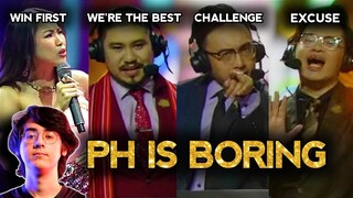 MPL PH CASTERS REACTIONS TO GG FWYDCHICKN "PH IS BORING" STATEMENT