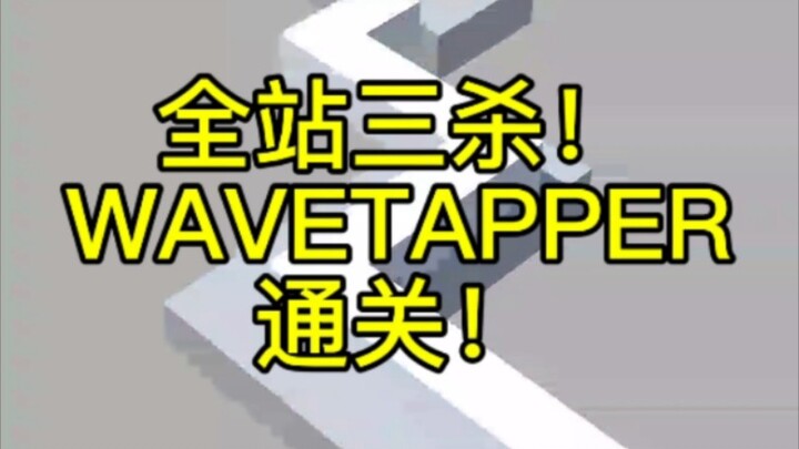 [Three-Kill Streak Across the Platform] Dancing Line – Insanely Difficult Fan-Made WAVETAPPER Cleare