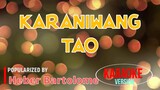 Karaniwang Tao - Heber Bartolome | Karaoke Version |🎼📀▶️