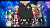 when you believe in the heart of card [CARDFIGHT!! VANGUARD DEAR DAYS]