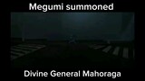 Megumi Fushiguro summoned Divine General Mahoraga
