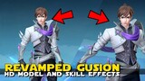 REVAMPED GUSION IS FINALLY HERE! | HD MODEL AND ENTRANCE ANIMATION ADVANCED SERVER! | MOBILE LEGENDS