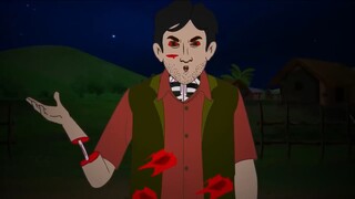 ভ্যানের পিছনের যাত্রী | Bengali Moral Stories | Cartoon | Haunted | Horror Animation