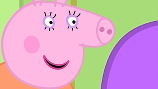 School has started, Peppa Pig and George are happy to send