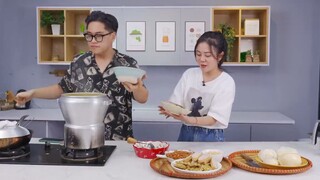 VBCHY - CHÕ XÔI XÉO khiến sếp Huy mê tít_ Cường, Yến nghỉ YouTube đi bán xôi!!_