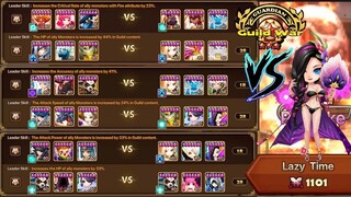 Top Tier G3 Guild War vs Lazy Time - Summoners War