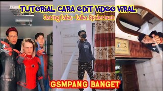 CARA EDIT VIDEO TIKTOK JARING LABA LABA SPIDERMAN KELUAR DARI TANGAN