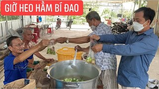 Canh giò heo nấu bí đao hỗ trợ bà con cách ly