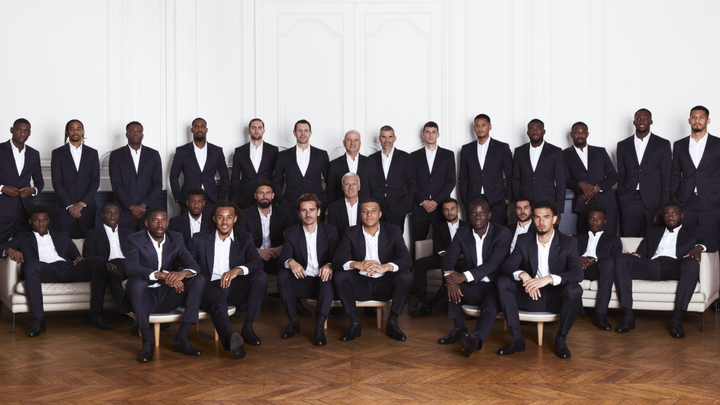 Current state of the comments section on the French national team’s family photo on Instagram