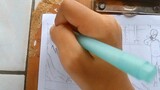 menggambar manga blue lock