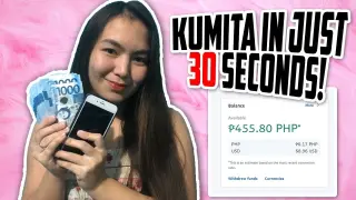 Paano kumita ng pera gamit ang cellphone (Kumita in 30secs!)