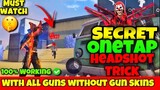 Latest Secret One Tap Headshot Trick For all guns in Free Fire | How to do one tap headshot FreeFire