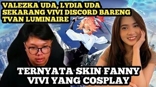 IHSAN LUMINAIRE VIVI DISCORD BARENG | SKIN FANNY VIVI YANG COSPLAY | KELAS TVAN