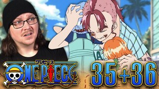 ONE PIECE EPISODE 35 & 36 REACTION | Anime Reaction | Sub