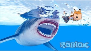 หลามน้อย..คอยรัก...ROBLOX⚡ Mega Shark Survival 🦈