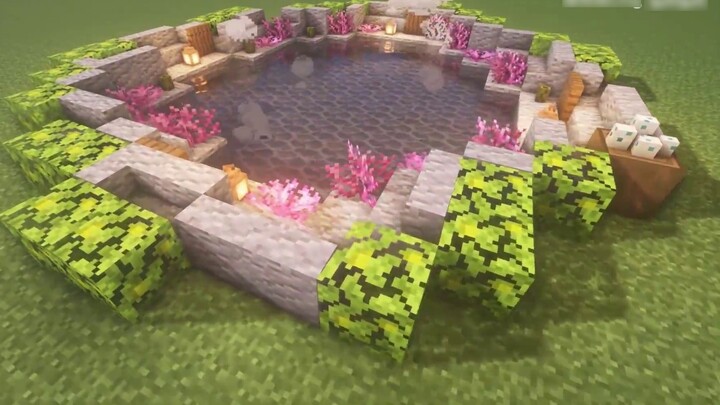 [Architecture Girl] How to make a super beautiful hot spring, a must-see for newbies!