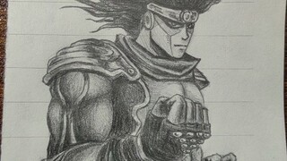 มือใหม่อย่าวิจารณ์นะครับ (JOJO วาดมือ)