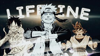 Random edit || Naruto, Luffy,Goku || Lifeline - (AMV/Edit) CC