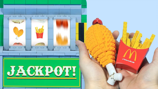 LEGO McDonalds Fast Food Challenge - Stop Motion Cooking & Lego ASMR