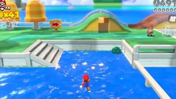 Super Mario 3D World - So sánh phiên bản Lava và phiên bản ngập