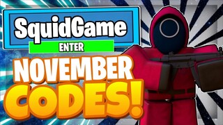 *NOVEMBER 2021* SQUID GAME CODES ALL *NEW* SECRET OP CODES! Roblox Squid Game 🦑