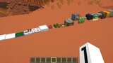 The gentlest stairs in Minecraft! [0.1 blocks per block]