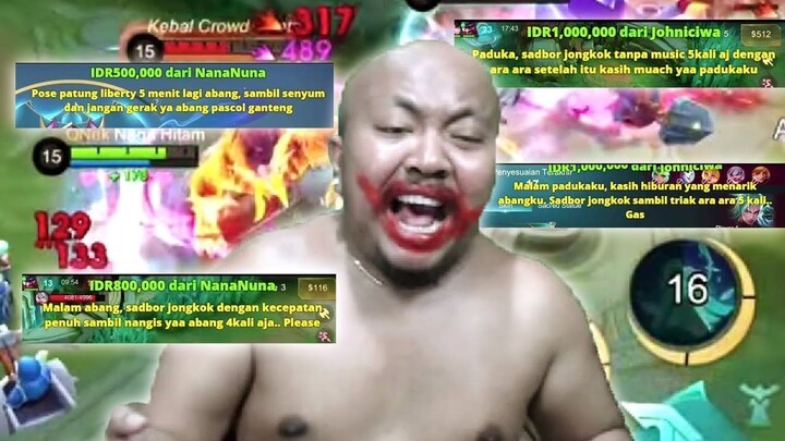 PASCOL SAMPE KENA MENTAL CHALLANGE TEK STOP DONATE DONATE WOI !!!