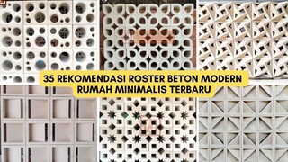 35 Rekomendasi Roster Beton Modern Rumah Minimalis Terbaru