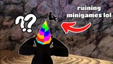 absolutely ruining minigames for children (funny moments) - Gorilla Tag VR