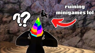 absolutely ruining minigames for children (funny moments) - Gorilla Tag VR