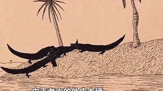 年迈的鳄鱼为了不被饿死，趁着八爪鱼不会数数，每晚偷吃它一条腿！