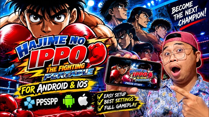 HAJIME NO IPPO THE FIGHTING PORTABLE FOR ANDROID PPSSPP