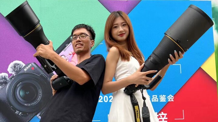 เฉินจงเสียงใช้กล้อง Nikon Z9 พร้อมเลนส์เทเลโฟโต้ 800 มม. ถ่ายภาพสาวๆ