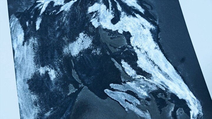 Bức tranh này không dùng đến giọt màu nào!