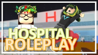 MY SISTER BROKE HER LEG!! // Roblox Hospitel Roleplay