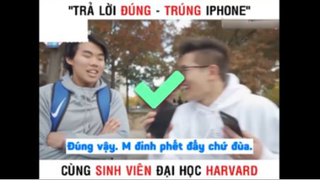 Trả lời đúng - Trúng iphone part 5 #giaitri
