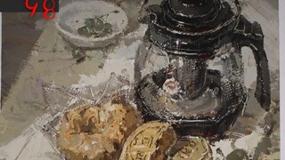 最新2021届广东一模色彩、素描高分卷