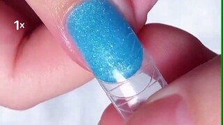 I've never seen nail art done this way before— even the nail technician exclaimed, "What a pro!"