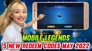 5 NEW MLBB REDEEM CODES CLAIM FREE SKIN & CHANCE TO GET DIAMONDS | SAJIDCH GAMING