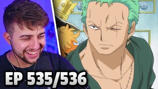 One Piece Episode 535 & 536 Reaction